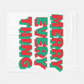 Christmas Fleece Blanket (Voorkant (Horizontaal))