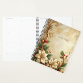 Christmas Floral Holiday Planner (Devant avec enveloppe)