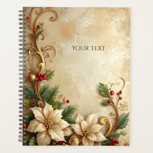 Christmas Floral Holiday Planner (Devant)