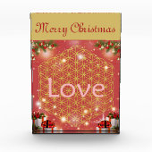 Christmas flower of life gift love  fotoblokken (Voorkant)