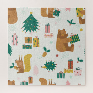 Christmas Forest Dieren: vibe Legpuzzel
