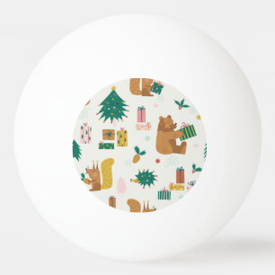 Christmas Forest Dieren:  vibe Pingpongballen