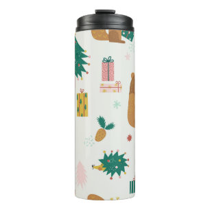 Christmas Forest Dieren: vibe Thermosbeker