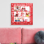 CHRISTMAS FOTO COLLAGE-VOLLEDIG  CANVAS (Insitu (Woonkamer))