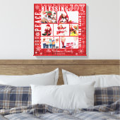 CHRISTMAS FOTO COLLAGE-VOLLEDIG  CANVAS (Insitu (Slaapkamer))