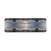 Christmas Frame Return Address Label (Voorkant)