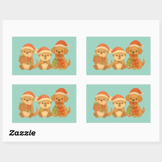 "Christmas Friends" Sticker (Feuille)