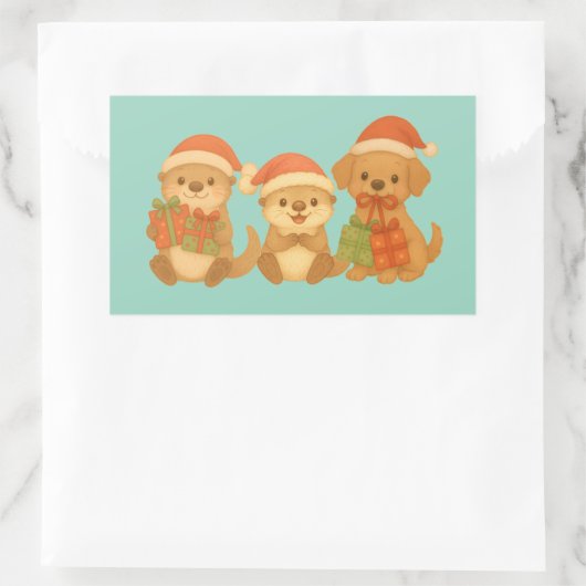 "Christmas Friends" Sticker (Sac)
