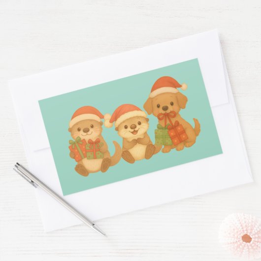 "Christmas Friends" Sticker (Enveloppe)