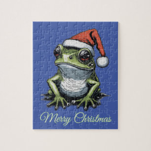 Christmas Frog Cottagecore  Victoriaans Legpuzzel