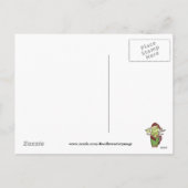 Christmas Frog Holiday Coffee Briefkaart (Achterkant)