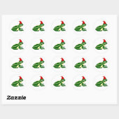 Christmas Frog Stickers (Vel)