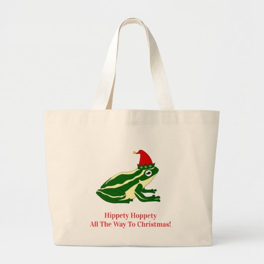Christmas Frog Tote Bag (Voorkant)