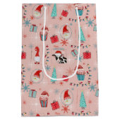 Christmas Fun Medium Cadeauzakje (Achterkant)