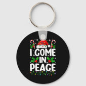 Christmas Funny I Come In Peace Couple Matching Me Sleutelhanger (Voorkant)