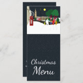 Christmas Gang in London Menu (Devant / Derrière)