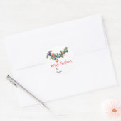 Christmas Garland Gift Label Sticker (Envelop)