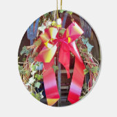 CHRISTMAS GARLAND KERAMISCH ORNAMENT (Links)