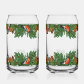 Christmas Garland with Pine Cones & Birds (Verso)