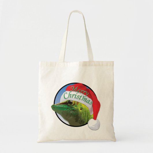 Christmas Gecko - Budget Tas (Voorkant)
