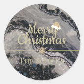 Christmas geode sticker (Devant)