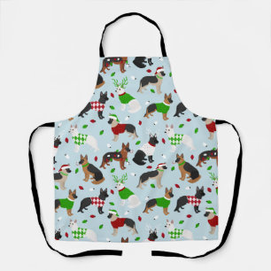 Christmas German Shepherd Apron Schort