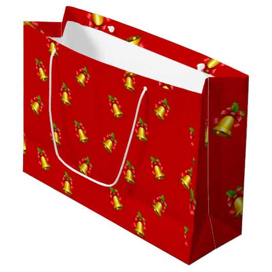 Christmas Gift Bag Groot Cadeauzakje (Voorkant Gekanteld)