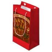 Christmas Gift Bags Klein Cadeauzakje (Voorkant Gekanteld)