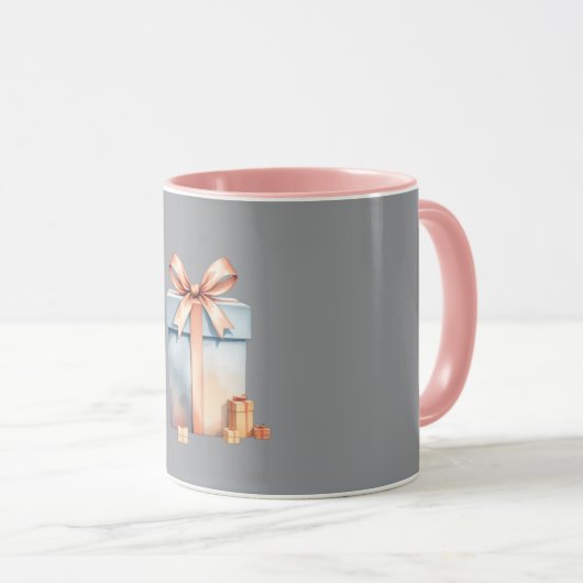 Christmas Gift Box Mok (Voorkant rechts)