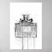 Christmas Gift Fragrance Bottle 'Candy Floss' Poster (Voorkant)