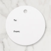 Christmas gift tag bedankjes labels (Achterkant)