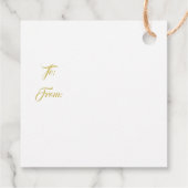 Christmas Gift Tag Bedankjes Labels (Achterkant)