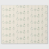 Christmas gift wrap cadeaupapier (Vlak)