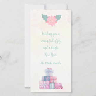 Christmas Gifts Greeting Card Feestdagenkaart