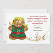 Christmas Gingerbread Cookie Exchange Invitation (Dos)