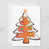 Christmas Gingerbread Cookie Swap Baking Contest Kaart (Achterkant)