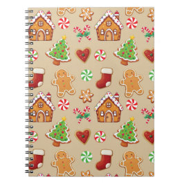 Christmas Gingerbread Cookies Planner Noterbook Notitieboek