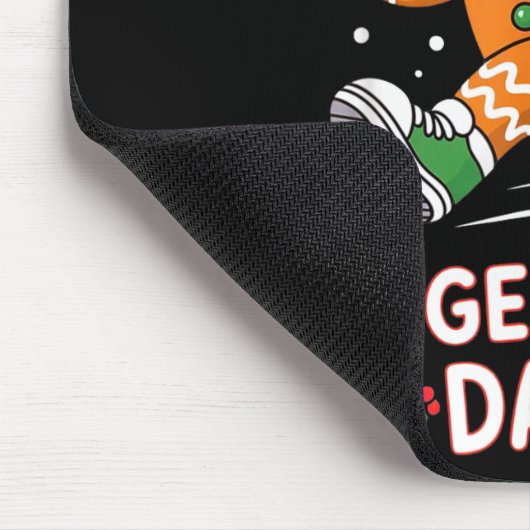 Christmas Gingerbread Dash Running Runner Xmas Mar Muismat (Hoek)