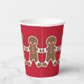 Christmas Gingerbread Holiday Coffee Drink Papieren Bekers (Rechts)