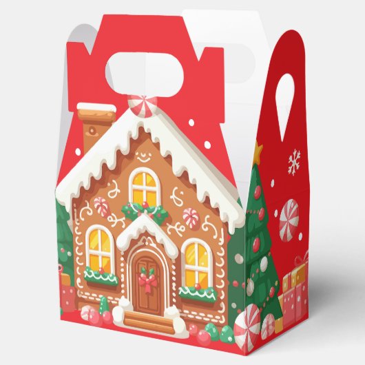 Christmas Gingerbread House Bedankdoosjes (Geopend)