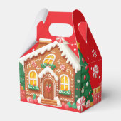 Christmas Gingerbread House Bedankdoosjes (Voorkant Zijde)