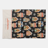 Christmas Gingerbread House Cookie Theedoek (Horizontaal)