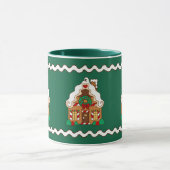 Christmas Gingerbread Maison café Mug (Centre)