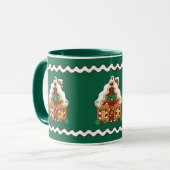 Christmas Gingerbread Maison café Mug (Devant gauche)