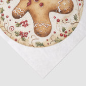 Christmas Gingerman Rounds Tissuepapier (Detail)