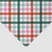 Christmas Gingham Pattern tissue papier (Detail)