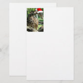 Christmas Giraffe Briefpapier (Voorkant / Achterkant)