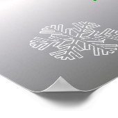 Christmas Giraffe Poster (Hoek)