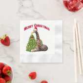 Christmas Giraffe Servet (Insitu)