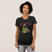 Christmas Giraffe T-shirt (Voorkant volledig)